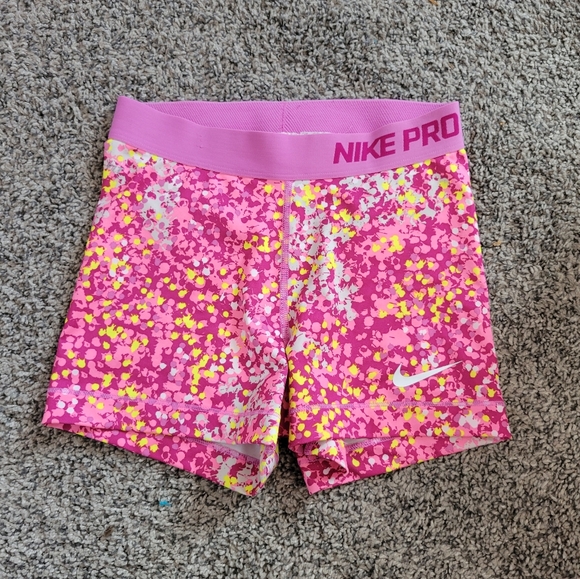 Nike | Shorts | Nike Pink Biker Shorts 
